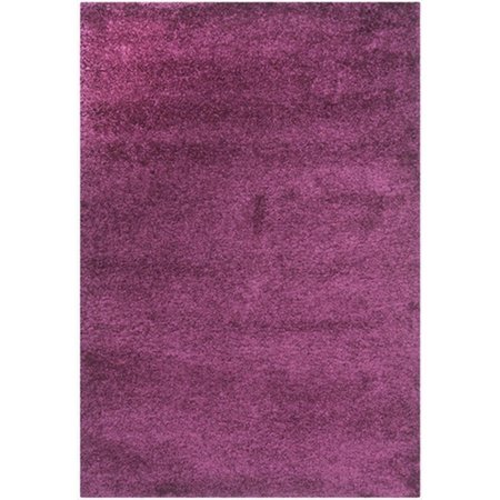 SAFAVIEH 8 x 10 ft. Large Rectangle Purple California Shag Rug SG151-7373-8